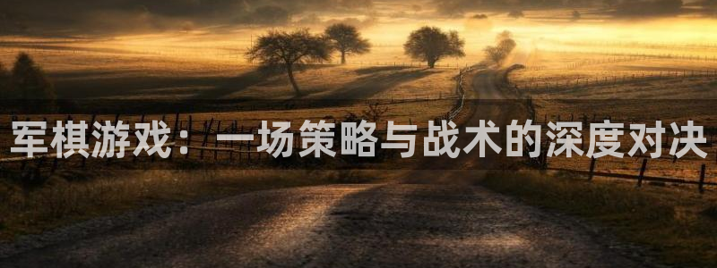 杏盛主管：军棋游戏：一场策略与战术的深度对决